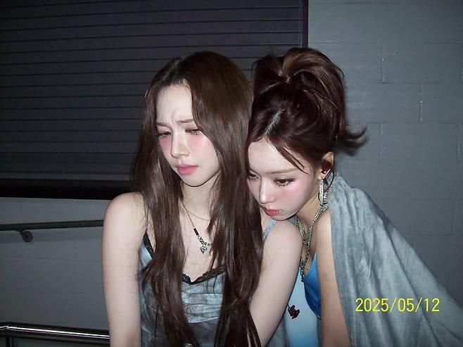 에스파 카리나(왼쪽), 윈터. 사진 | 카리나 SNS