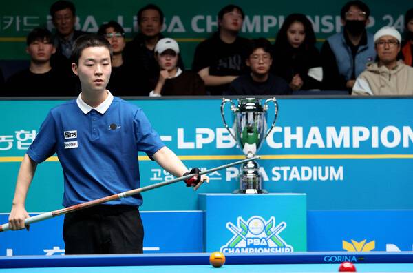 지난 시즌 커리어 첫 PBA 투어 우승을 차지하고 올 시즌부터 하림에서 팀리그에 참여하게 된 김영원. ⓒPBA