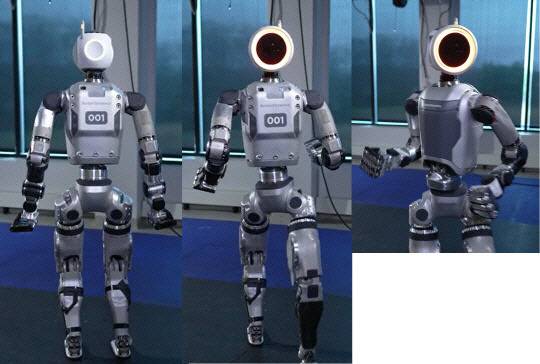 보스턴 다이내믹스의 휴머노이드 아틀라스. 얼굴, 몸통, 다리가 모두 360도 회전 가능하고 누웠다가 일어날 수도 있다. 보스턴 다이내믹스 홈페이지