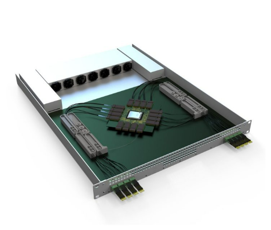 코닝과 브로드컴이 협력하는 공동패키지광학(CPO) 시스템용 광섬유 인프라. 〈사진 코닝 홈페이지〉