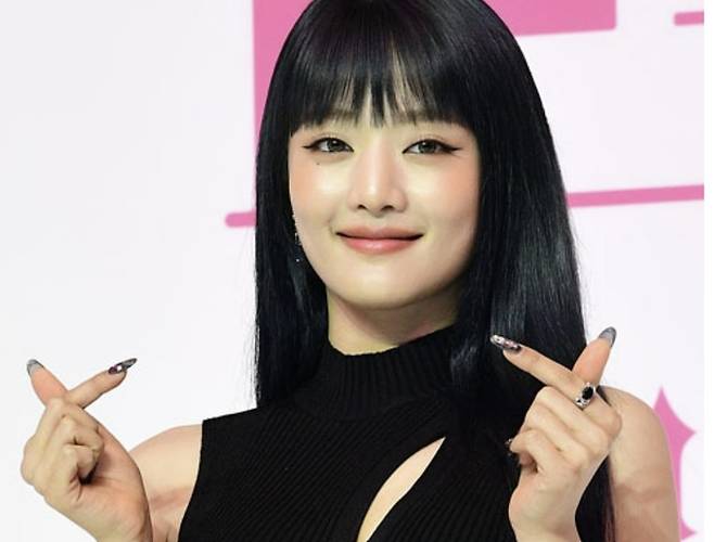 걸그룹 (여자)아이들의 멤버 민니. 사진 I 스타투데이DB