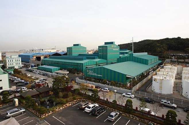 티씨머티리얼즈 제 1공장 전경. [티씨머티리얼즈 제공]