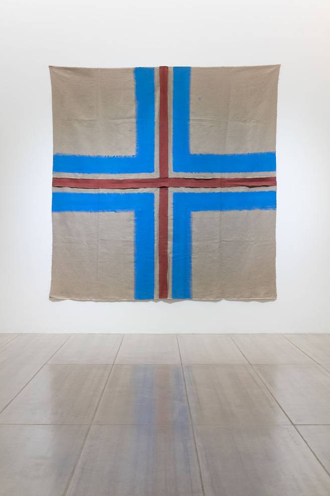 NOËL DOLLA(노엘 돌라), Cross,268x 268cm,acrylic on canvas ,1974 *재판매 및 DB 금지