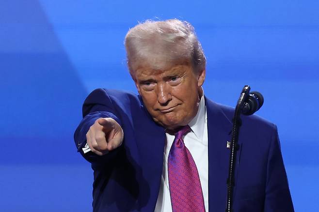 도널드 트럼프 미국 대통령. 연합뉴스