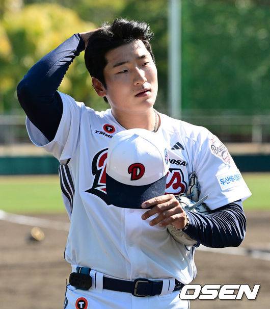 [OSEN=지형준 기자] 두산 곽빈. 2025.02.25 /jpnews@osen.co.kr