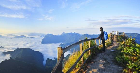 태국 치앙라이의 푸 치 다오에서 본 전망. 태국관광청 제공.