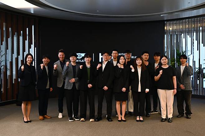 벤틀리×홍익대학교 디자인 프로젝트 발표회. 사진: 김학수 기자