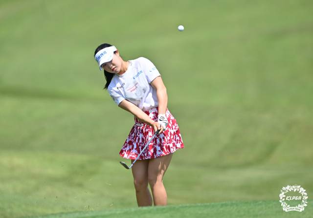 대회 1라운드에서 승리를 따낸 고지우. 사진 제공=KLPGA