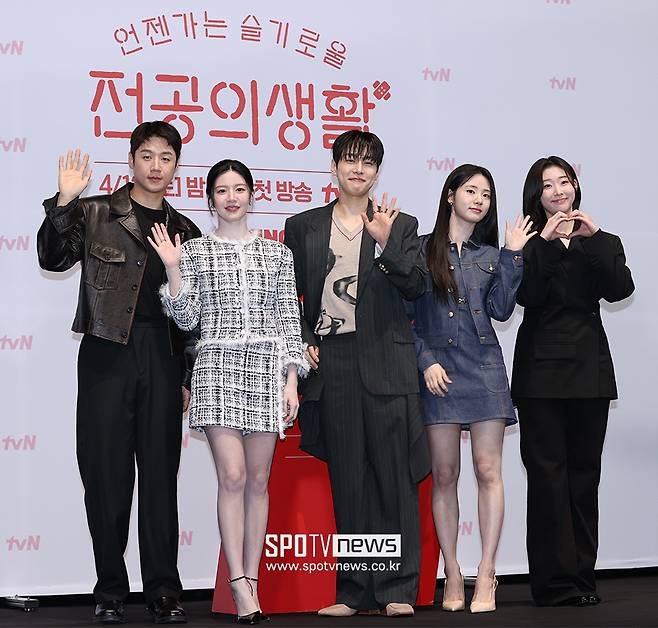 ▲ 정준원 고윤정 강유석 신시아 한예지 ⓒ곽혜미 기자