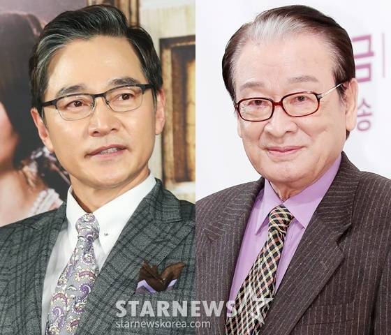 정보석, 이순재 /사진=스타뉴스