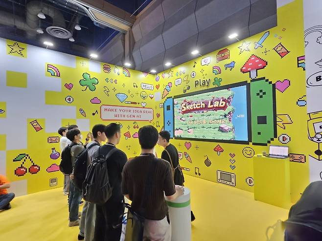 AI 생성 캐릭터를 활용한 게임 부스 [촬영 김현수]