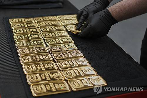 1㎏ 골드바 [AP 연합뉴스 자료사진. 재판매 및 DB 금지]