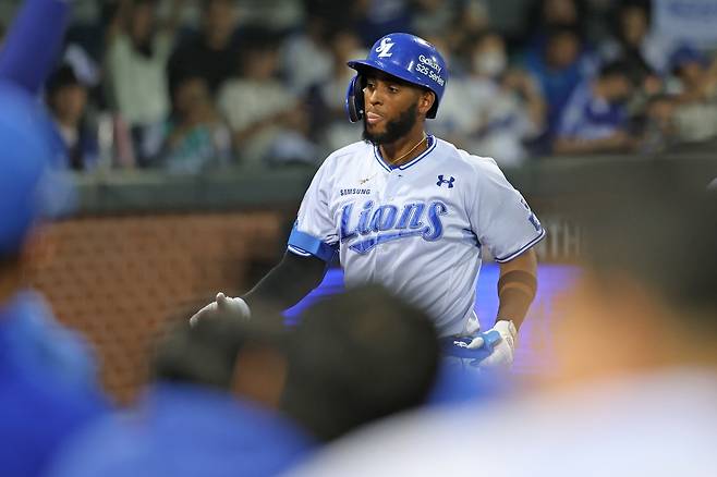 13일 경기에서 홈런을 친 삼성 디아즈 [삼성 라이온즈 제공. 재판매 및 DB 금지]