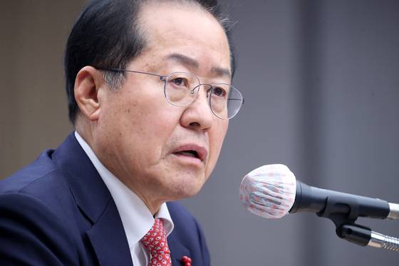 홍준표 전대구시장. 대구일보 자료사진.