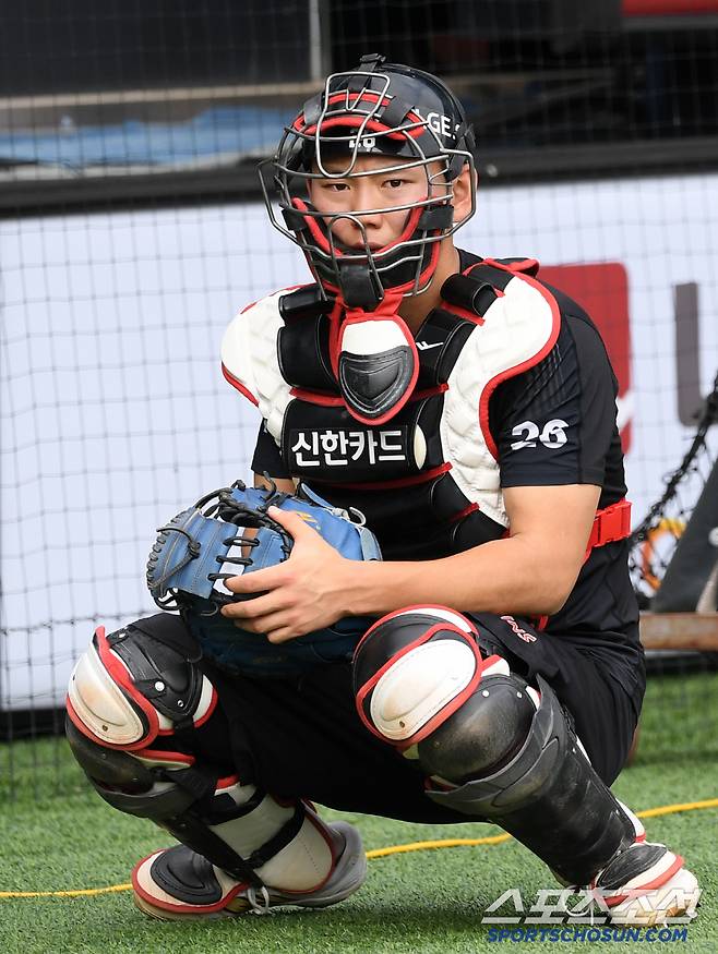 올 시즌 백업 포수로 활약 중인 이주헌.