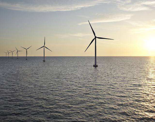 해상 풍력 발전소. 덴마크 정부 홈페이지 캡처