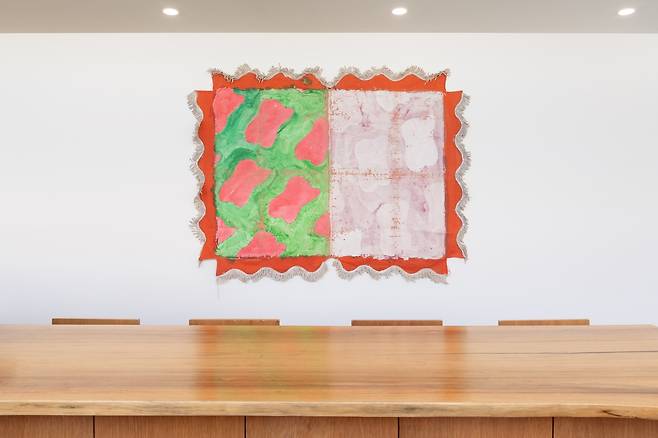 대구보건대학교 인당뮤지엄 기획전 쉬포르 쉬르파스에 전시 중인 작품. 대구보건대 제공