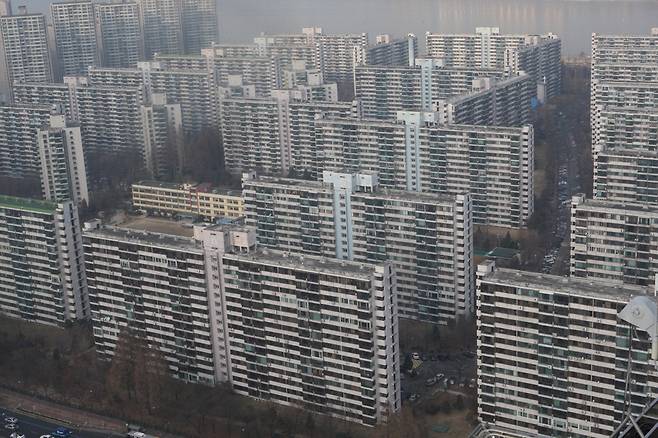 서울 송파구 잠실주공5단지 전경.  매경DB