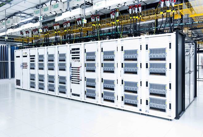 SK텔레콤은 지난해 12월 가산 인공지능 데이터센터(AIDC)를 오픈했다. /사진=SKT