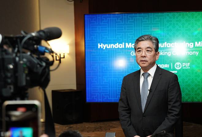 장재훈 현대차그룹 부회장이 중동 현지화 전략을 가속화하는 한편 국내 투자 위축은 없을 것이라고 밝혔다./사진=현대차그룹