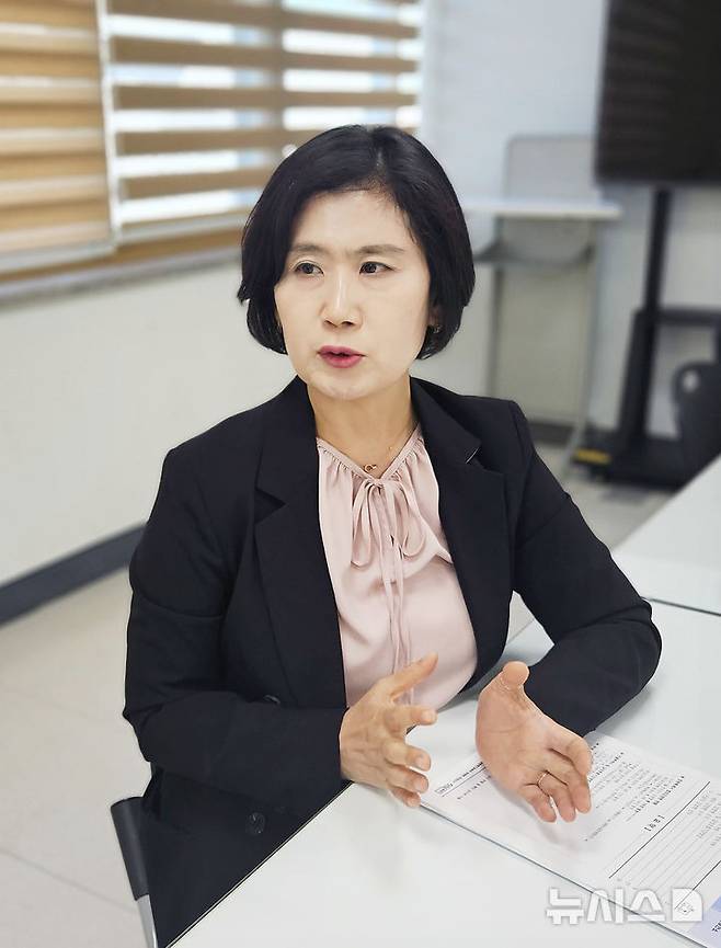 [창원=뉴시스] 강경국 기자 = 경남 창원보건소 김영순 역학조사관. 2025.05.14. kgkang@newsis.com