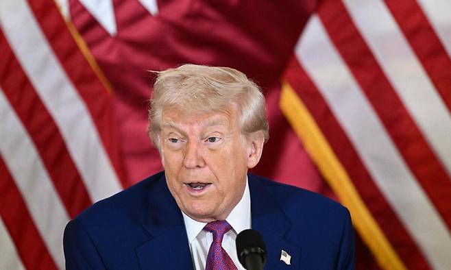 도널드 트럼프 미국 대통령. AFP연합뉴스