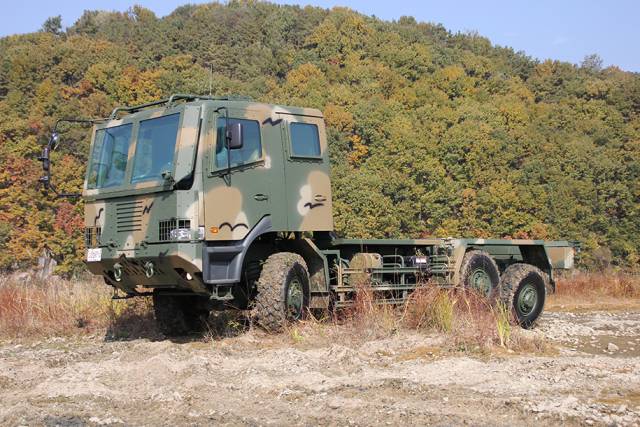 국지방공레이더탐재차량. 사진 제공=리텍