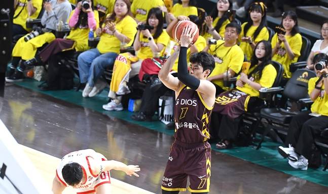 LG 유기상. /사진=KBL 제공