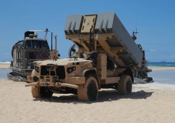 미국의 해군·해병대 원정 선박 차단 시스템(NMESIS). 미국 해군 제공