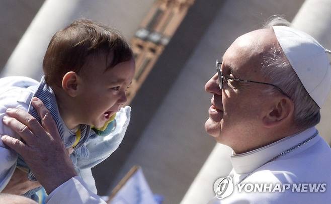 2013년 프란치스코 교황 즉위미사 [EPA 연합뉴스 자료사진. 재판매 및 DB 금지]