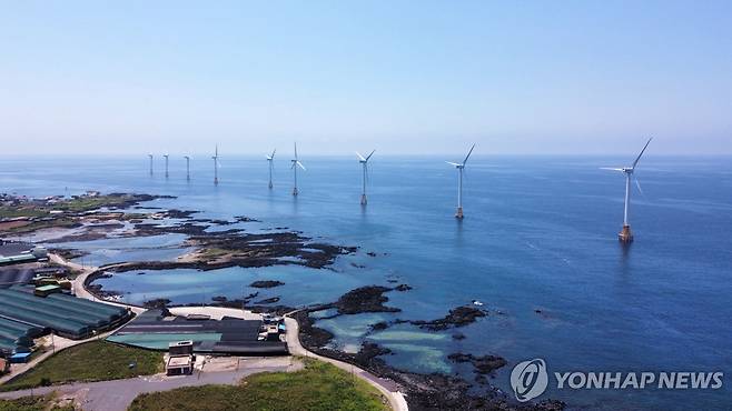 제주 탐라 해상풍력발전단지 [촬영 차대운]
