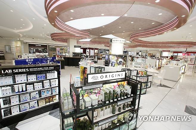 롯데면세점 도쿄 긴자점 [롯데면세점 제공] 롯데면세점 도쿄 긴자점 매장 모습