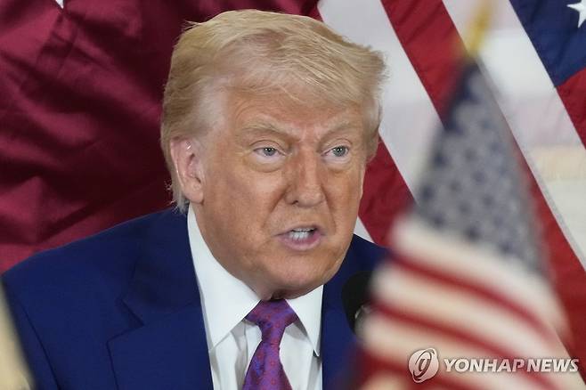 트럼프 미국 대통령 [AP=연합뉴스. 재판매 및 DB 금지]