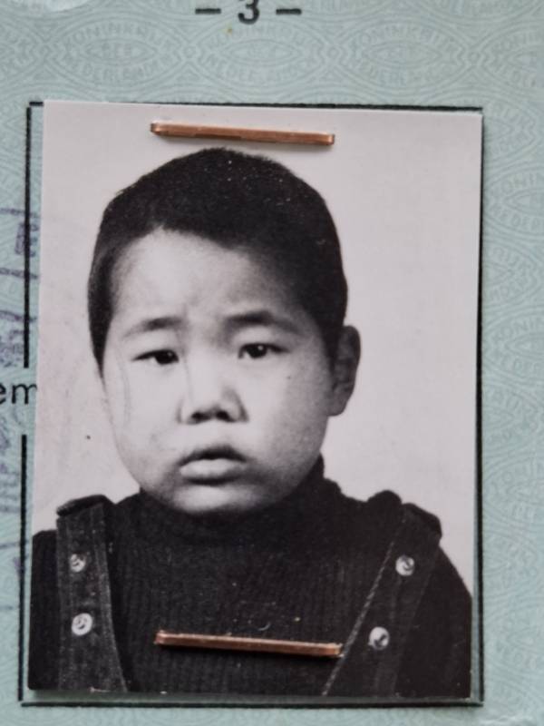 네덜란드로 입양됐던 4살 당시 양호영씨.