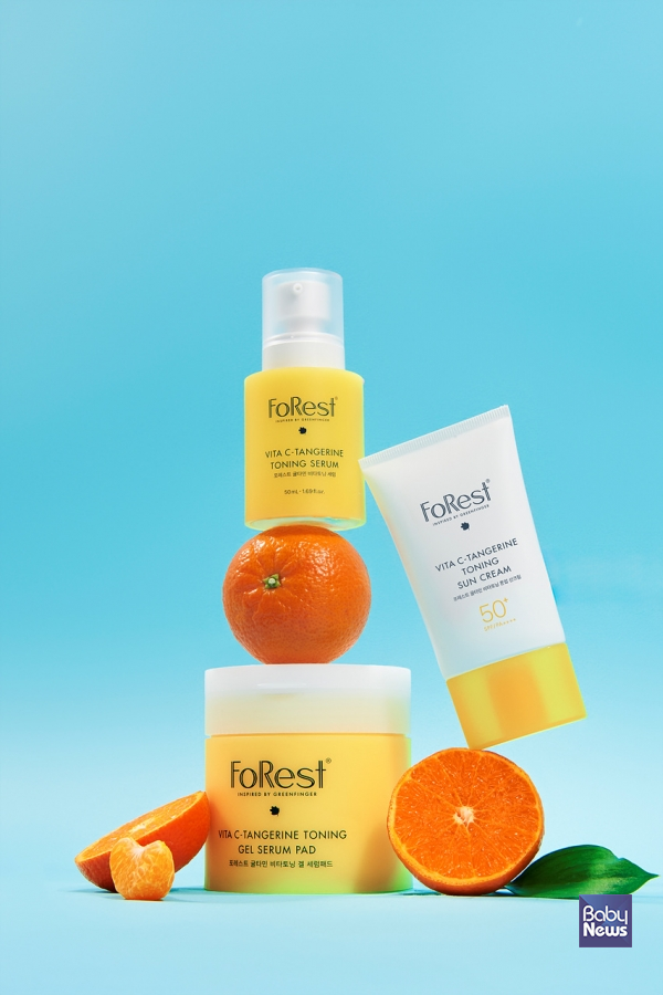 유한킴벌리 포레스트 귤타민 비타토닝. ⓒ유한킴벌리