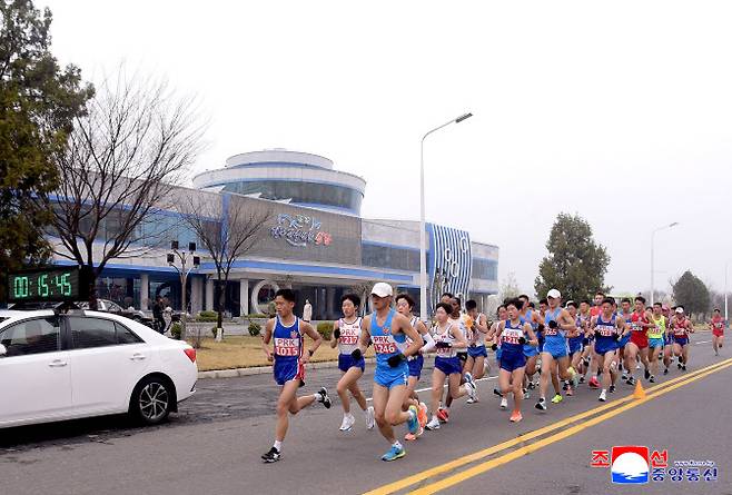 북한 평양 국제마라톤경기대회(사진=연합뉴스)
