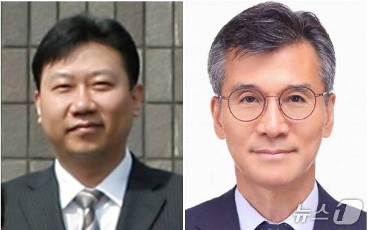 왼쪽부터 김도완 법무부 감찰관, 김성동 대검 감찰부장 (법무부 제공)