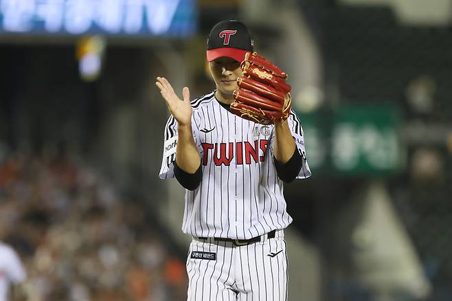 국군체육부대에서 복무 중인 이정용이 6월 중 제대한다. 사진 | LG 트윈스