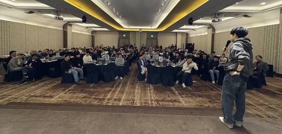 지난 1일 저녁 서울 역삼동 삼정호텔에서 열린 서울대 학생창업 행사. 최준호 기자