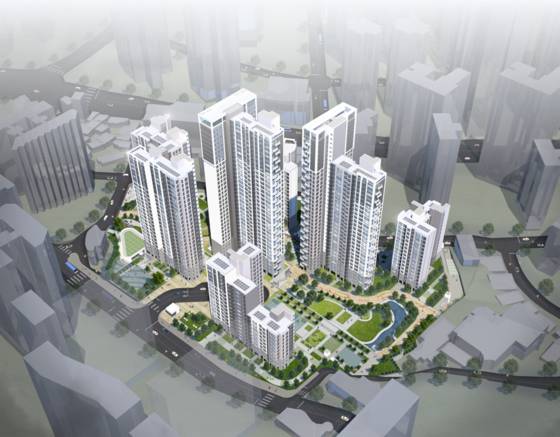 노량진4재정비촉진구역 주택재개발 정비사업 조감도. [사진 서울시]