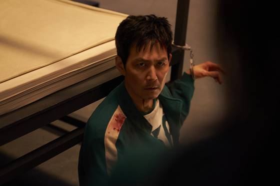 A pre-released still from the third season of Netflix's ″Squid Game″ (2021-), set to be released on June 27 [NETFLIX]