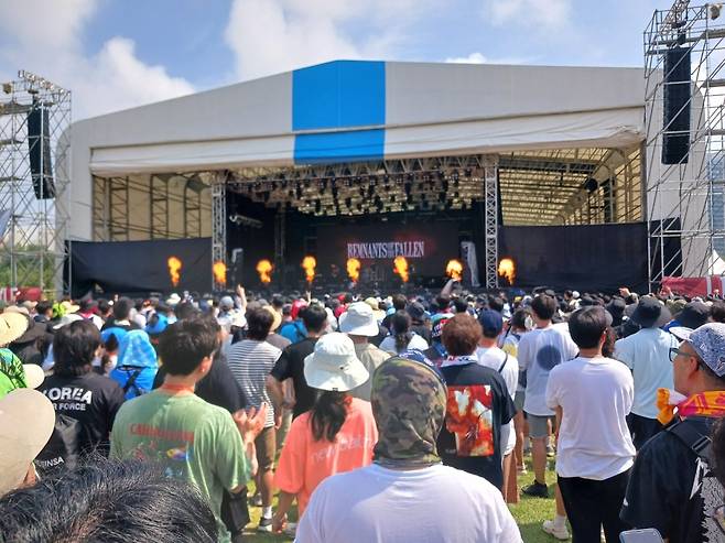 ‘2024 인천펜타포트 락 페스티벌’  서브 스테이지 공연모습