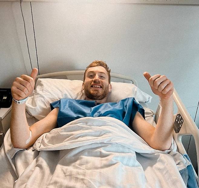 ▲ 부상으로 수술대에 올라 시즌 아웃 판정을 받은 데얀 클루세프스키. ⓒ토트넘 SNS