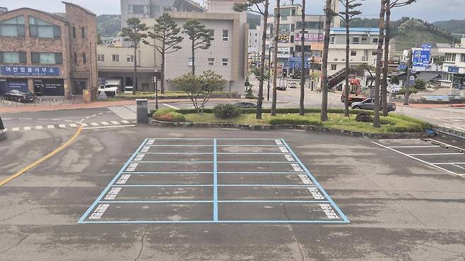 양양군청 민원인 전용 주차장 [양양군 제공. 재판매 및 DB 금지]