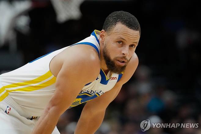 NBA 골든스테이트의 스테픈 커리. [AP=연합뉴스]