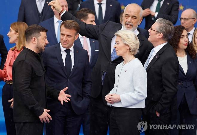 유럽 정상들 [AFP=연합뉴스 재판매 및 DB 금지]