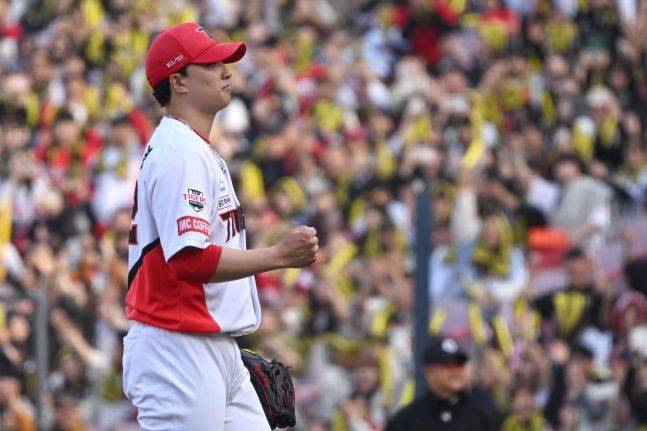 KIA 정해영. ⓒ AP=뉴시스