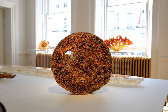 이규홍, ‘시간의 흔적 250401’, 유리. [사진 솔루나 아트 그룹]