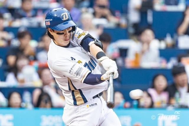 NC의 간판 타자인 박건우. 사진=NC 제공