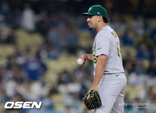 [사진] 애슬레틱스 조니 페레다. ⓒGettyimages(무단전재 및 재배포 금지)